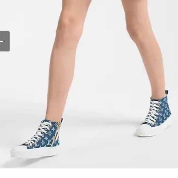 Authentic Louis Vuitton Sneakers (4 Times worn - Picture 2 of 8